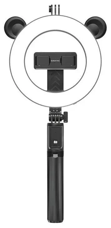 BOROFONE BY6 Bluetooth (selfi uchun monopod+ tritop+chiroq) qora monopod tutqichi sotib olish