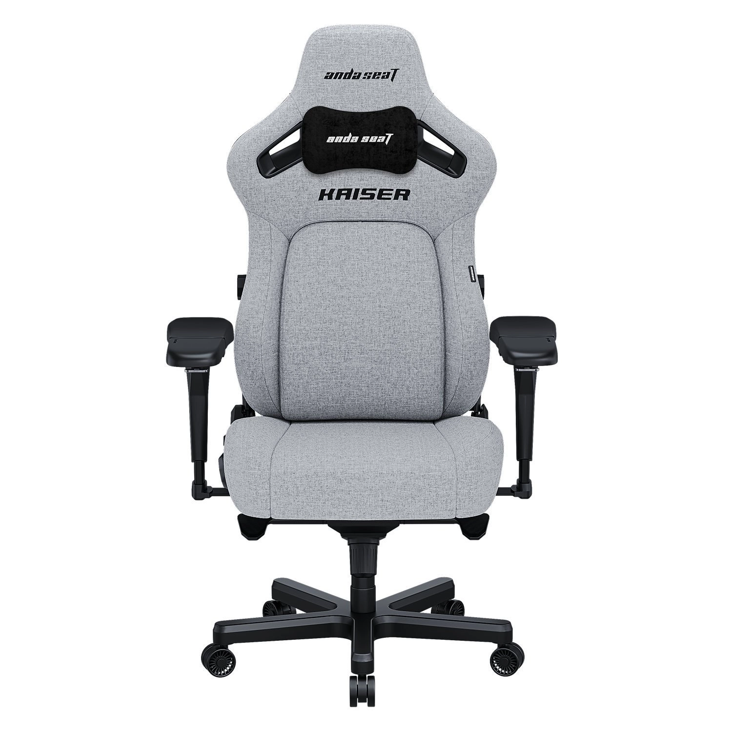 Anda Seat Kaiser 4 Size XL Grey Linen Fabric o‘yin kreslosi sotib olish