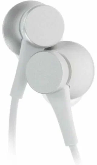 Проводные наушники Xiaomi Mi in-ear headphones basic silver в Узбекистане