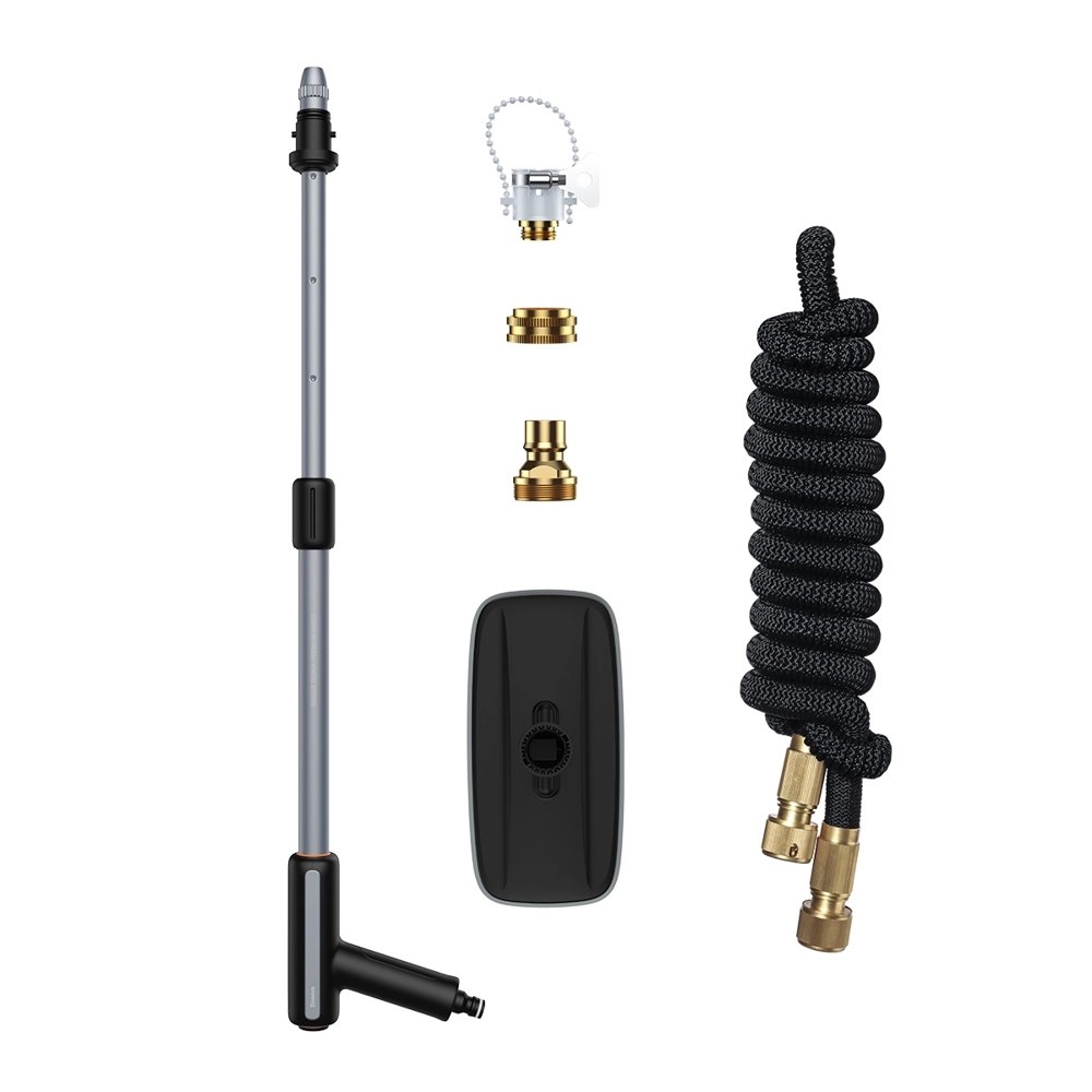 Пистолет для мойки Baseus Clean Guard Multifunctional Car Wash Spray Nozzle 30m Black CRXC01-G01 (Black) купить