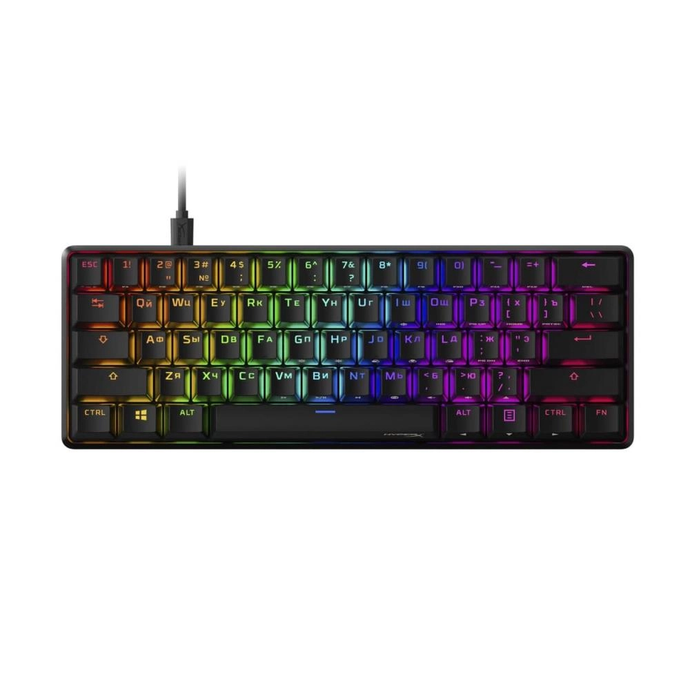HyperX Alloy Origins 60 Mechanical Gaming Keyboard (HX-Red) (ruscha harfli) klaviaturasi sotib olish