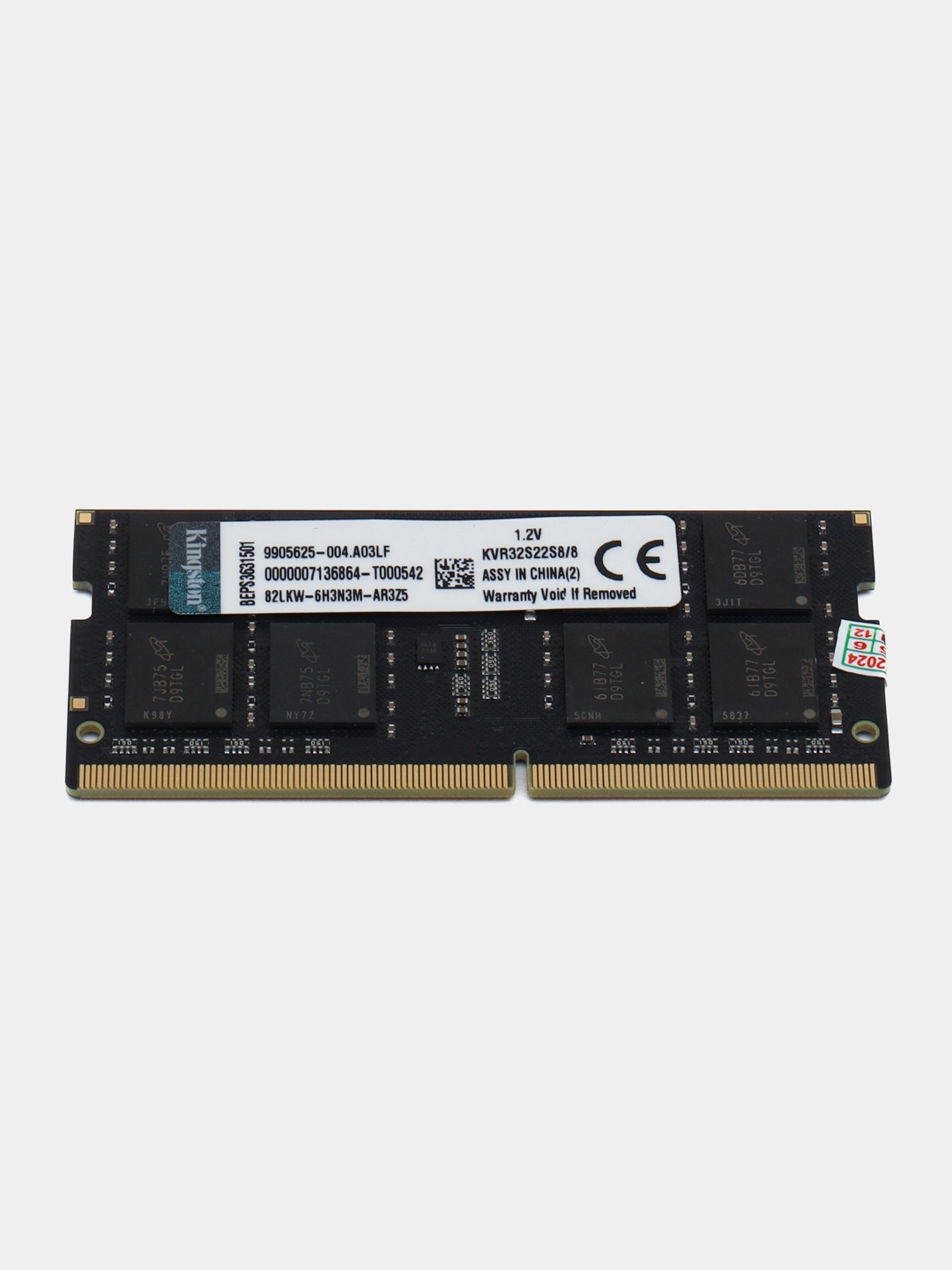 Kingston DDR4 16GB 3200Mhz (1x16GB) tezkor xotirasi bo'lib to'lash