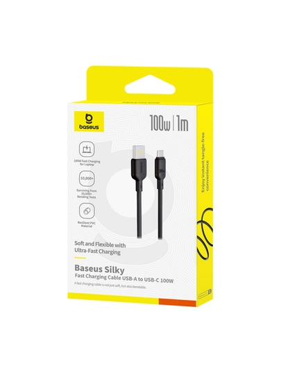 Kabel Baseus USB-A-USB-C 100W 1 м (P10377703113-00) bo'lib to'lash