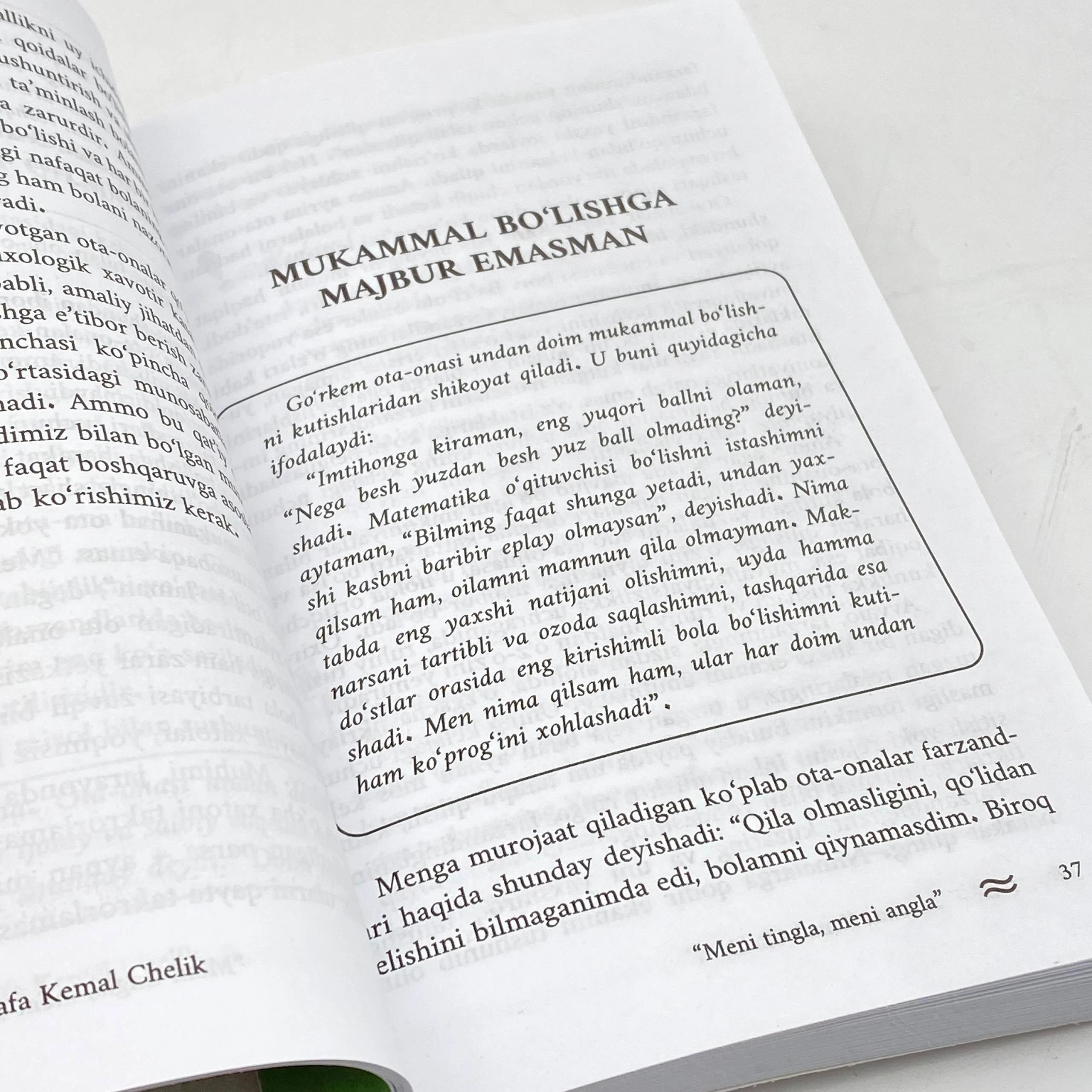 Mustafo Kamol Chelik: Meni tingla, meni angla O'zbekistonda