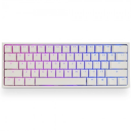 Ducky One 2 Mini RGB White Cherry SPEED SILVER switch klaviaturasi sotib olish