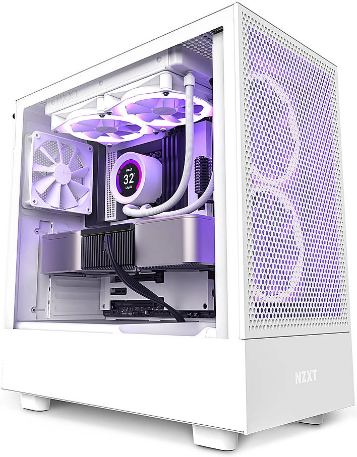 Корпус NZXT H5 Flow Edition White купить