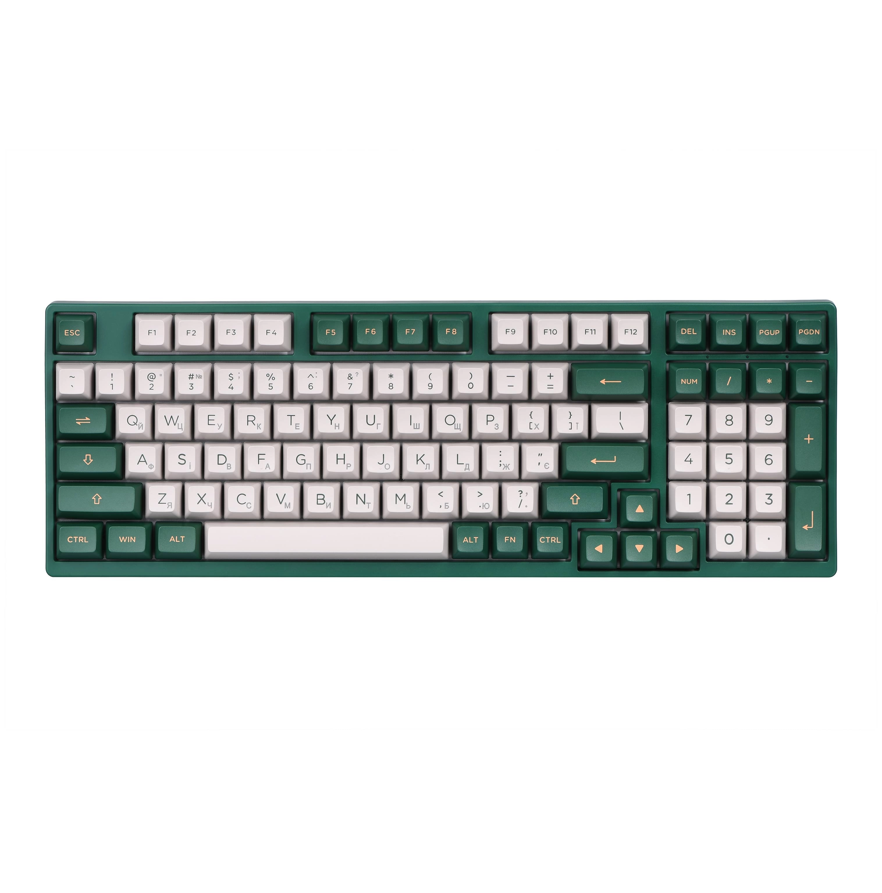 Akko 3098S London 98Key CS Jelly Pink USB-A Hot-swappable EN/UKR, RGB yashil klaviaturasi sotib olish