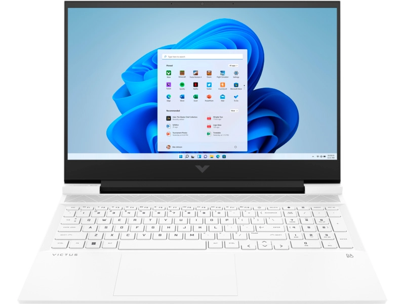 HP Victus Calhoun 22C1 / Intel i5-12500H / DDR5 16GB / SSD 512GB / RTX 3050 4GB / 16.1FHD AG IPS 144Hz / Free Dos / Ceramic White noutbugi sotib olish