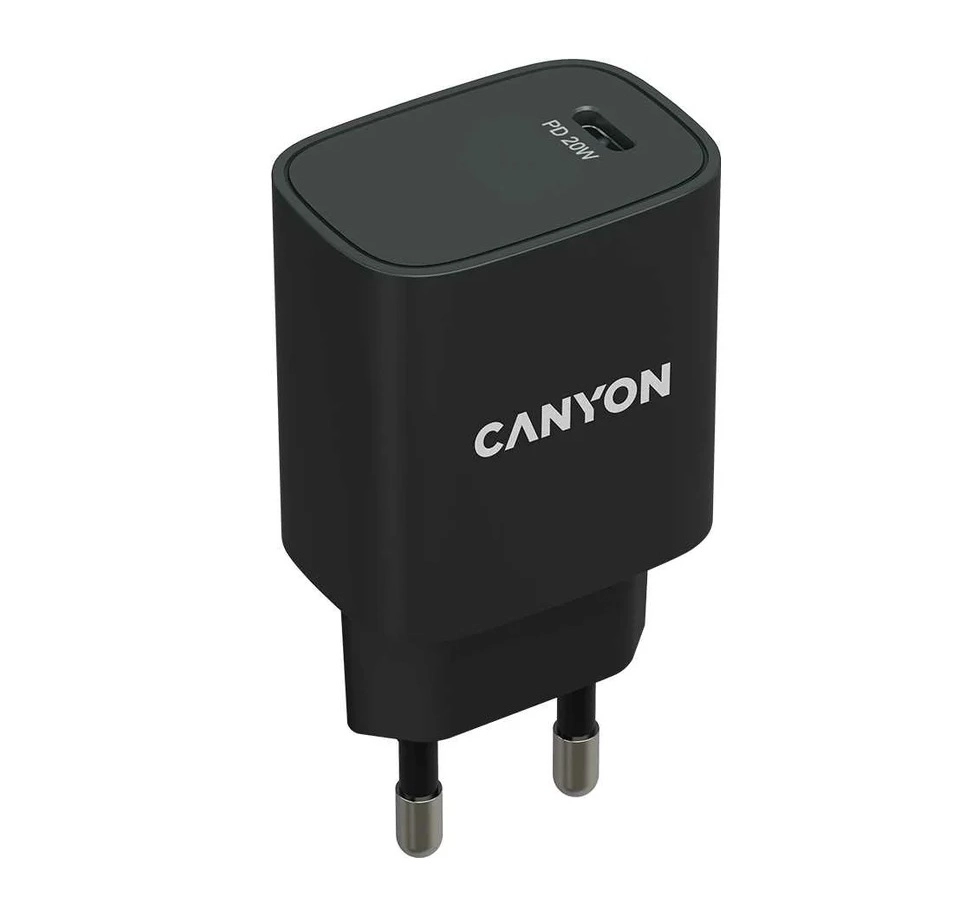 Сетевое зарядное устройство Canyon H20-02 черный sotib olish