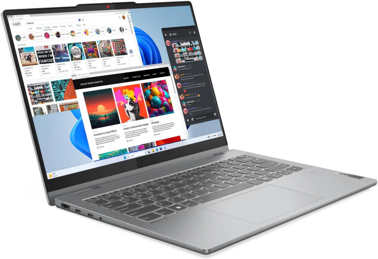 Ноутбук  Lenovo IdeaPad 5 2-in-1 Intel Core i5 Touch Screen / Finger Print, Luna Grey купить