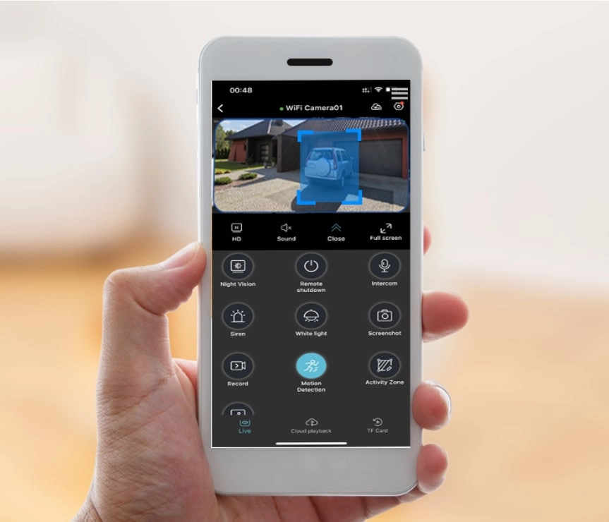 IP66 Sola Low Power tashqi xavfsizlik kamerasi bo'lib to'lash