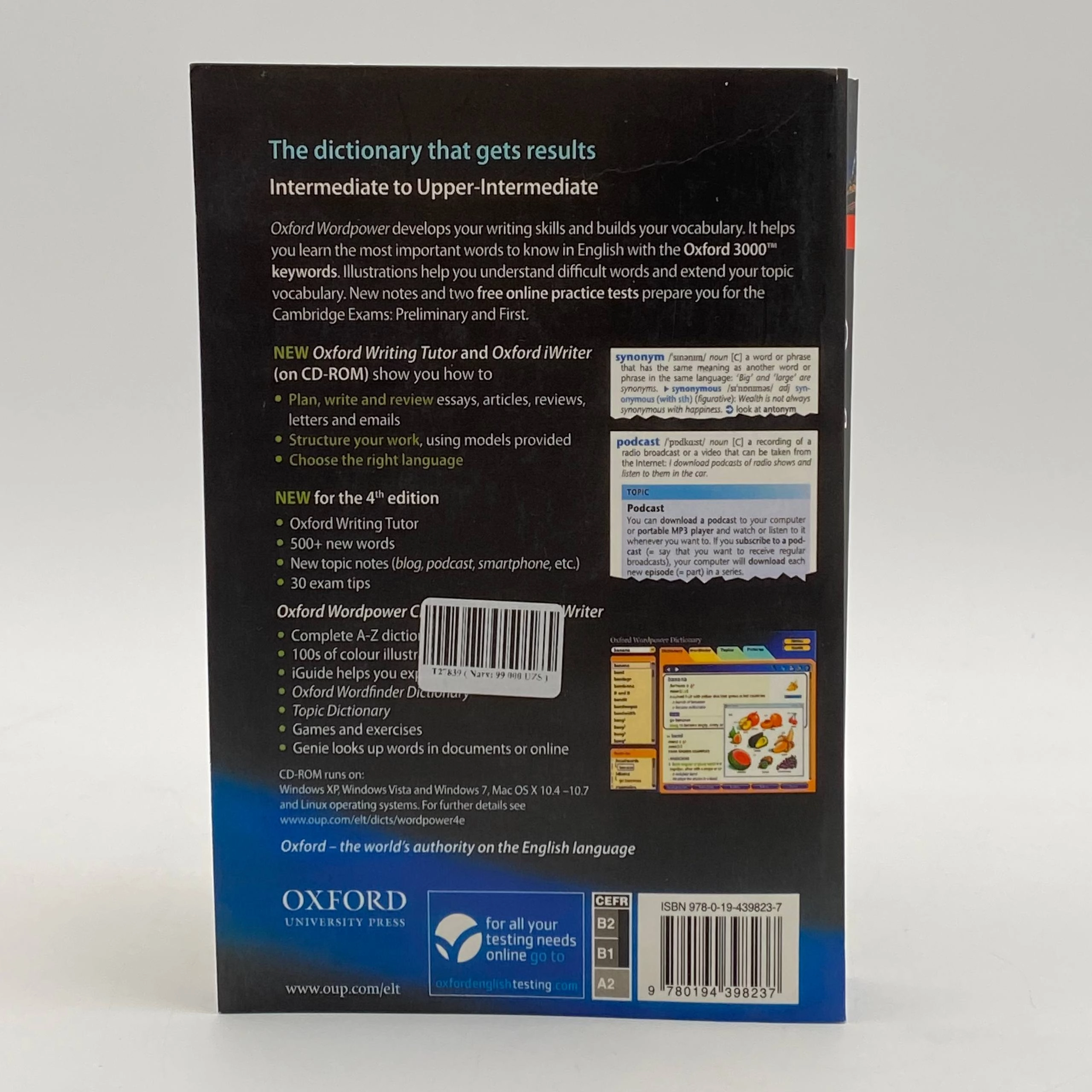 Oxford Wordpower Dictionary (Fourth edition) narxi