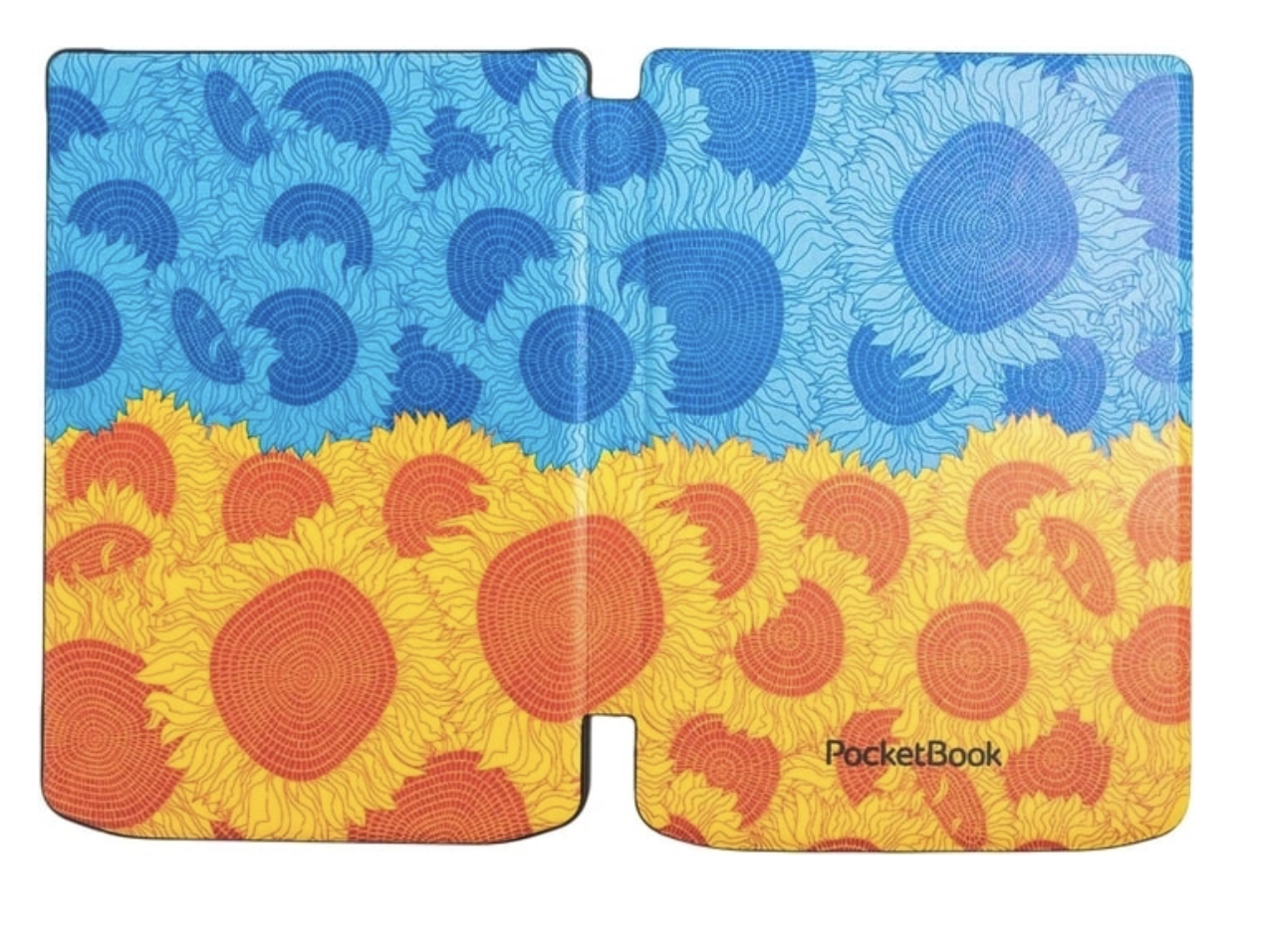 Chexol PocketBook 629_634 Shell, Sunflower print arzon