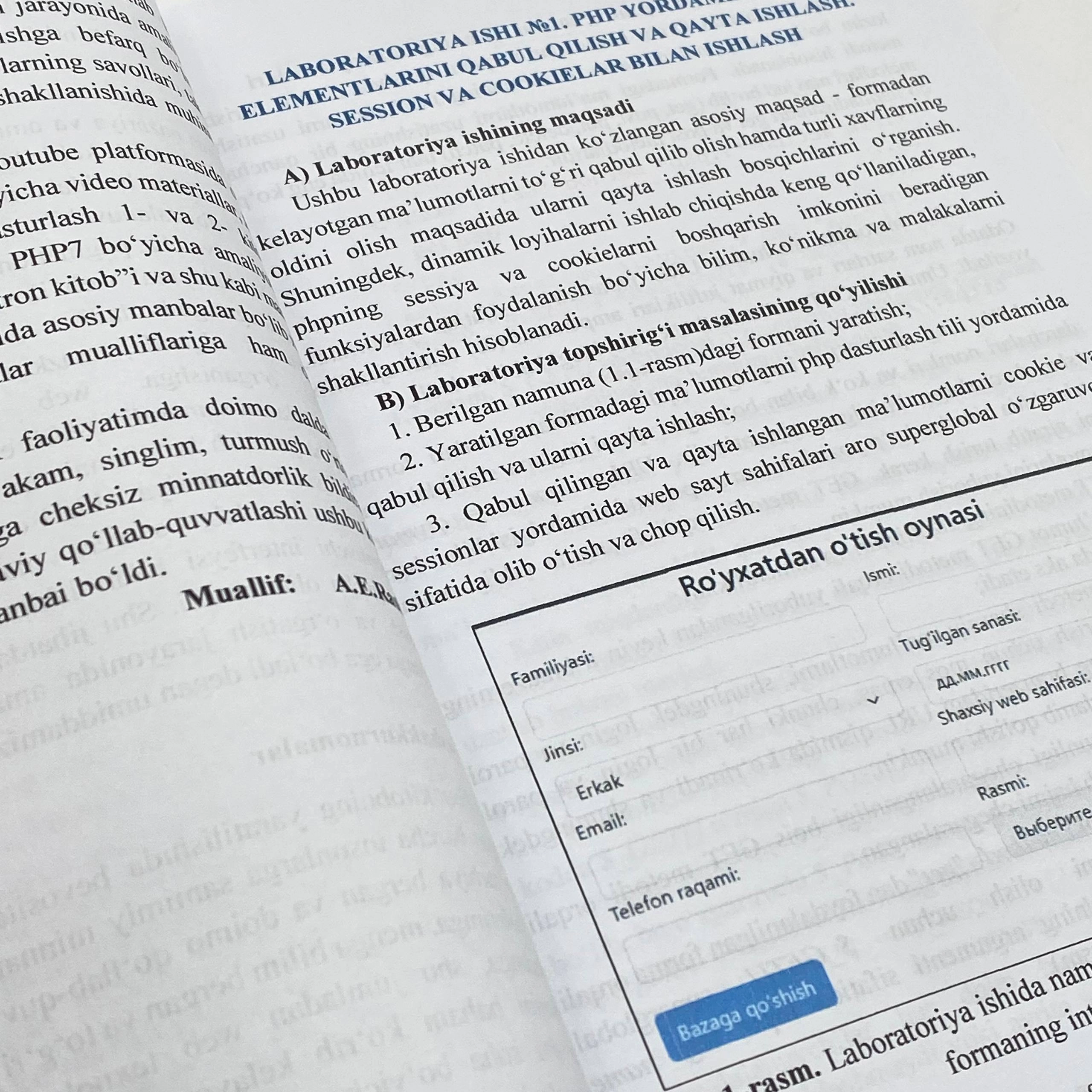 Рашидов Акбар Эргаш ўғли: Веб технологиялардан лаборатория машғулотлари (2-китоб) недорого