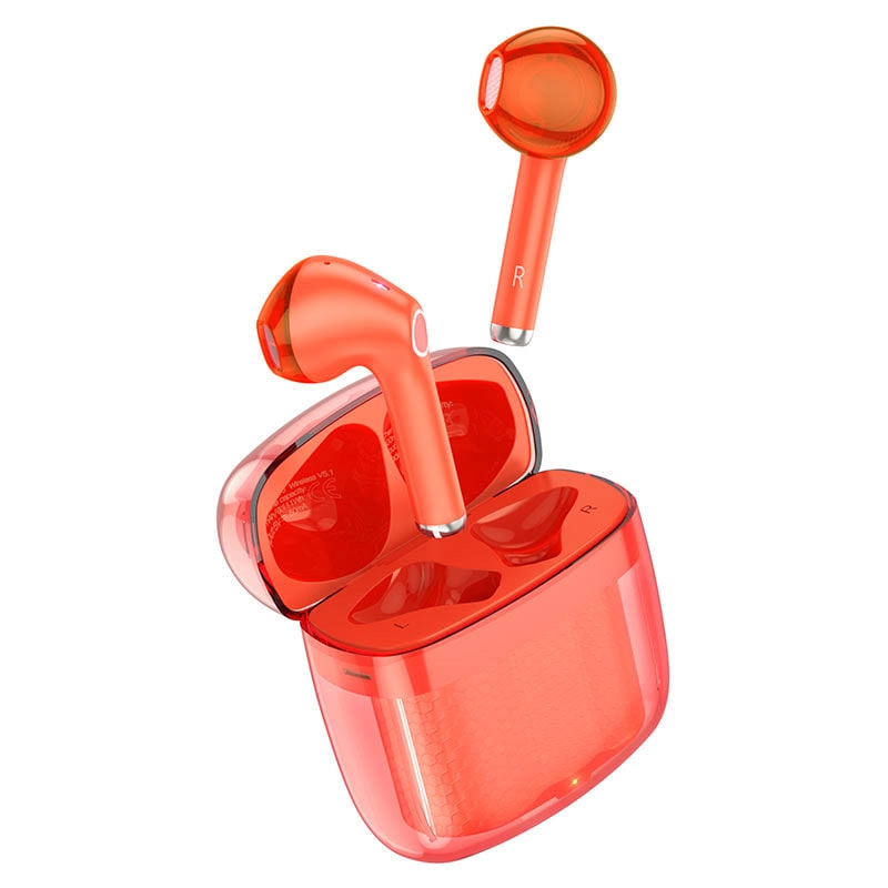 Беспроводные наушники Hoco EW15 красные купить