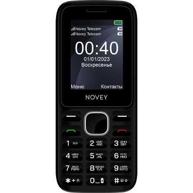 Телефон Novey P40 черный купить