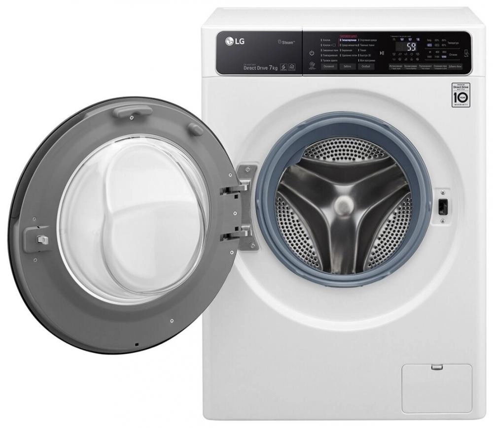 Стиральная машина LG F2H5HS6W (Пар+Smart Diagnosis) 7 Кг недорого