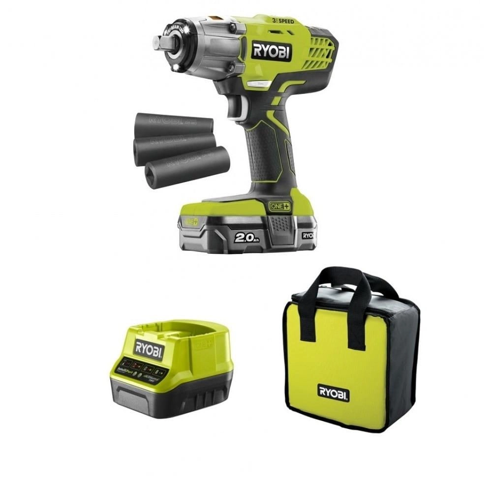 Гайковерт импульсный аккумуляторный Ryobi R18IW3-120S ONE+ (5133003574) недорого