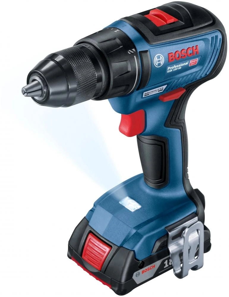 Аккумуляторная дрель-шуруповерт BOSCH GSR 18V-50 недорого