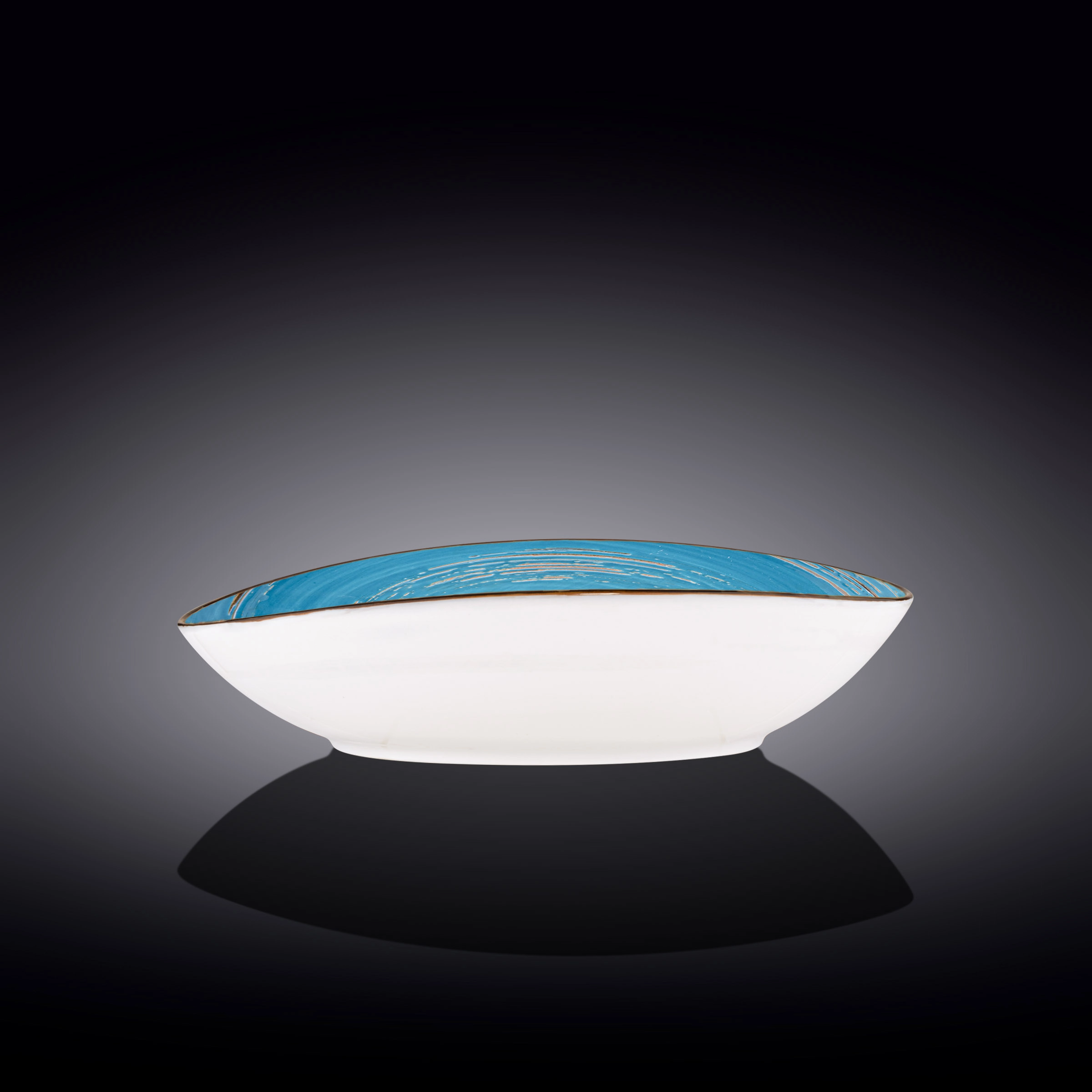 Wilmax WL-669641/A oval salat idishi, 30x19,5x7 sm, havorang arzon