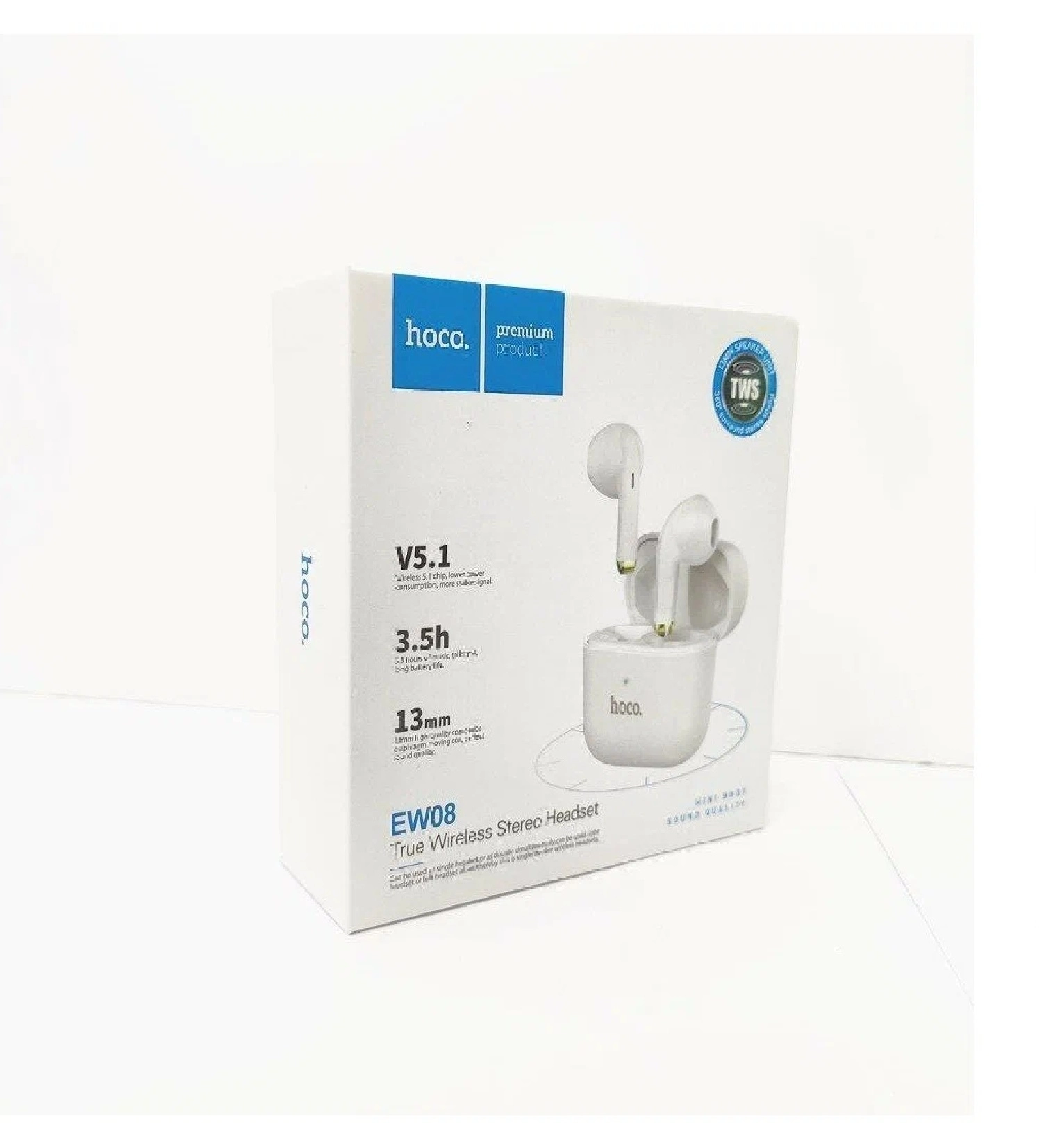 Беспроводные наушники Hoco EW08 белые недорого