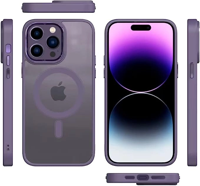 Чехол MagSafe для iPhone 14 Pro Max фиолетовый недорого