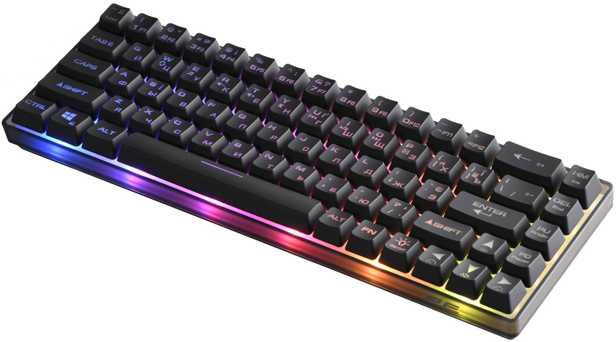 Клавиатура и мышь 2E GAMING KG345 RGB 68key USB Transparent + MG345 RGB USB Transparent недорого