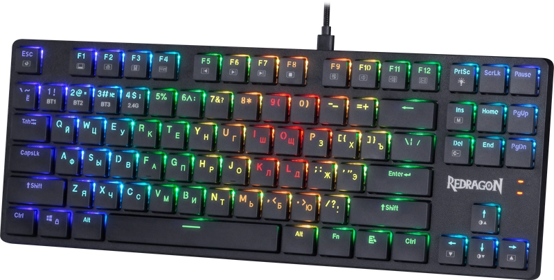 Redragon Anubis Black simli+simsiz klaviaturasi arzon