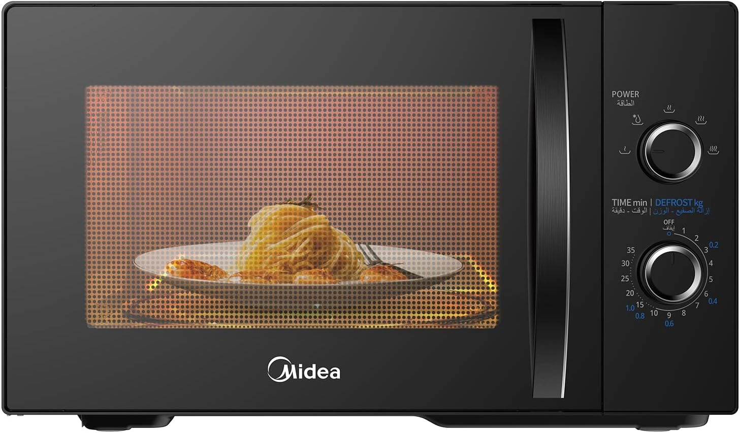 Midea MM8P022KG-BK mikroto‘lqinli pechi arzon