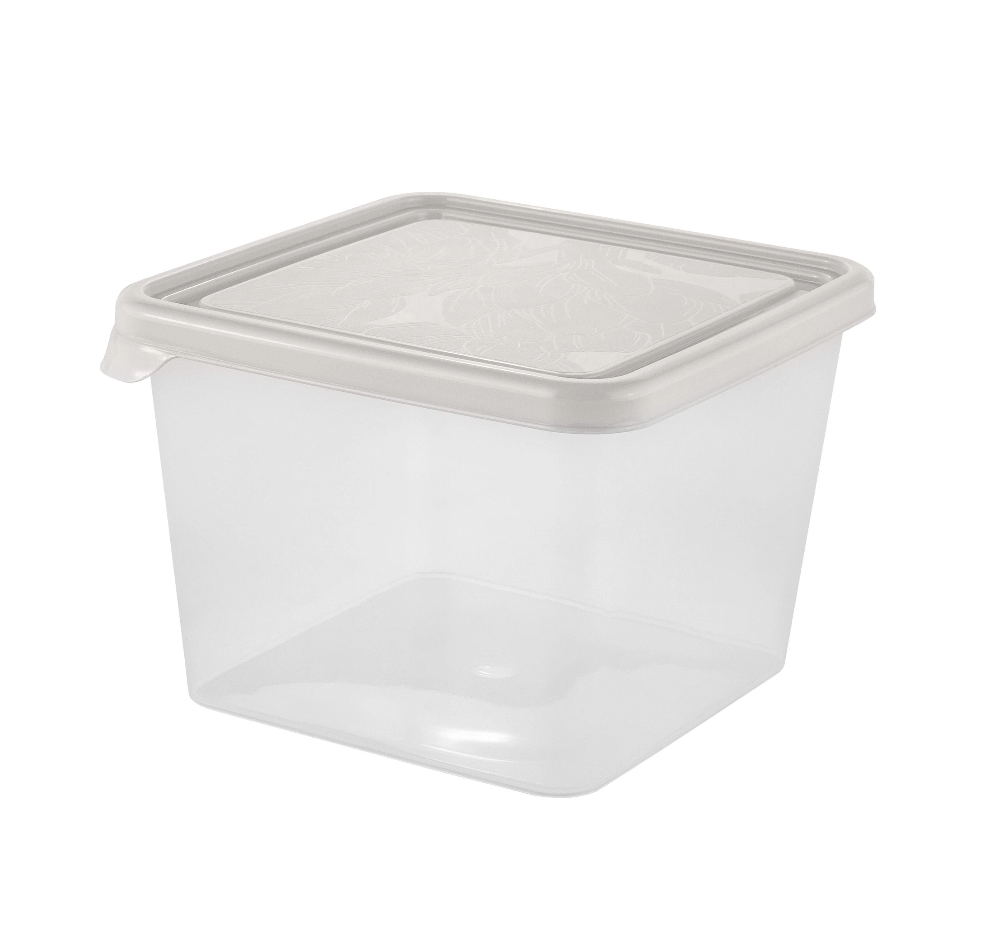 Plast Team HELSINKI mahsulotlari uchun konteyner, muzlatish uchun, 0,75l, kvadrat, 115x115x83 kul rang marvarid sotib olish