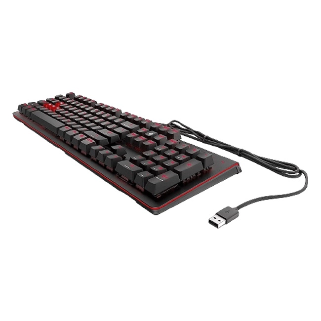 Клавиатура HP OMEN 1100 Black-Red USB arzon