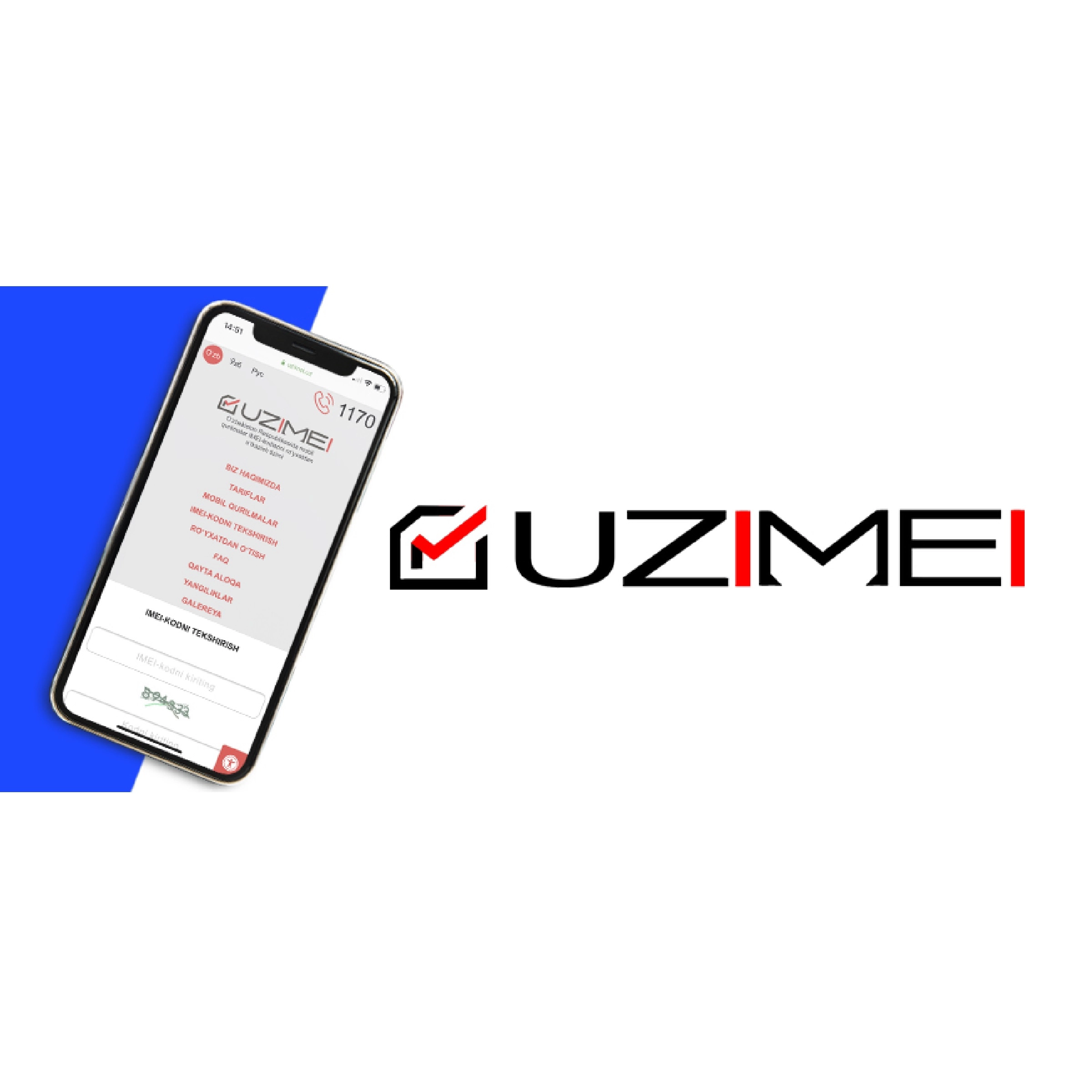 Imei kodini ro'yxatdan o'tkazish xizmati sotib olish