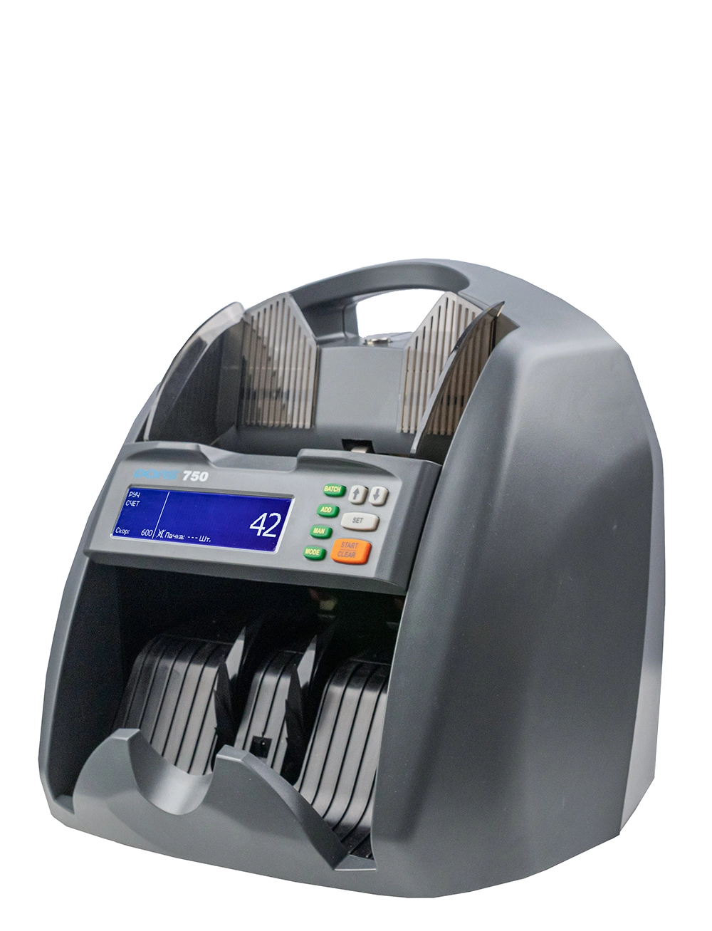 Banknotlarning nominal qiymati va haqiqiyligini aniqlovchi hisoblagich  DORS 750 M3 O'zbekistonda