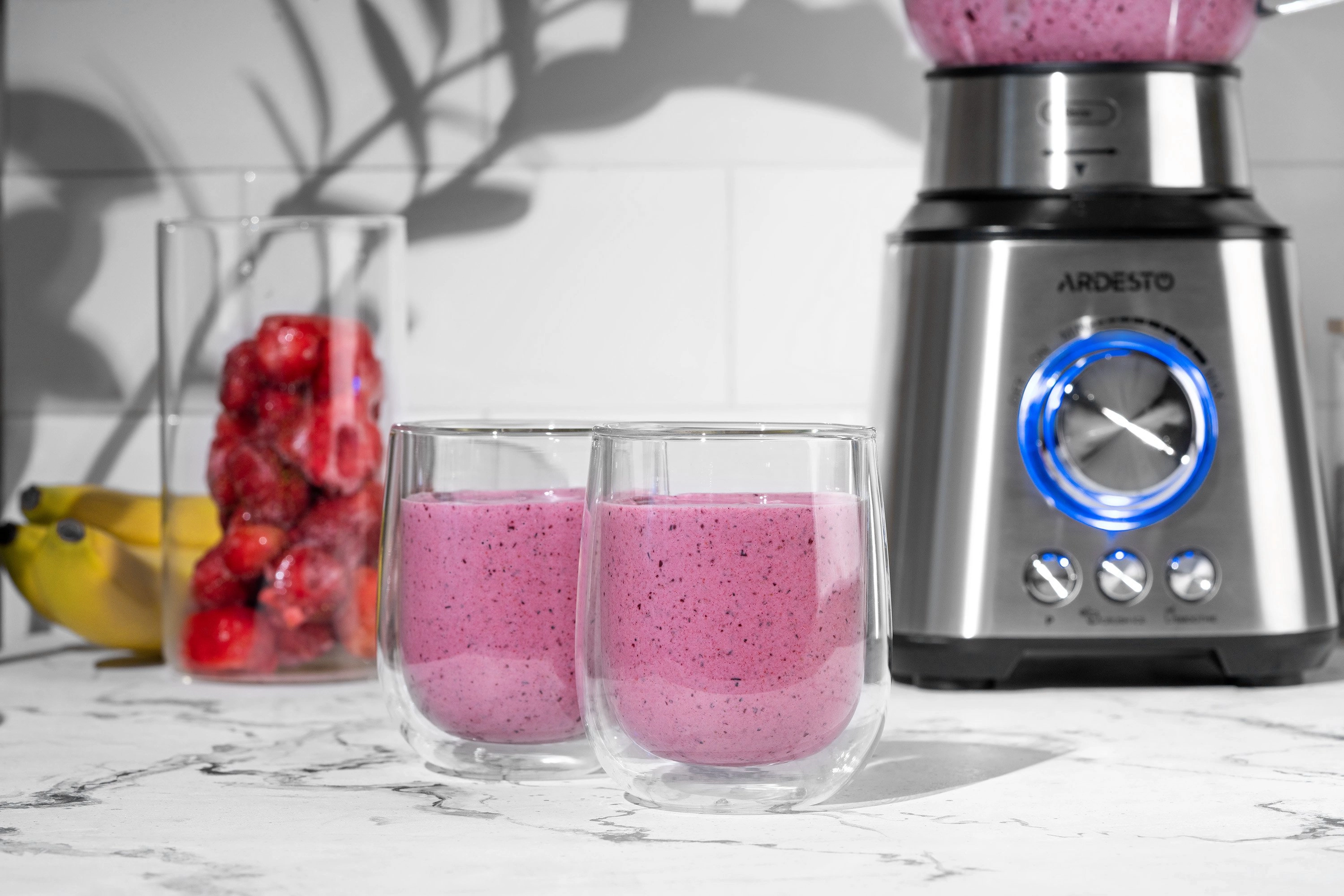 Ikki qavatli ARDESTO stakanlar to‘plami 250 ml (AR2625G) arzon