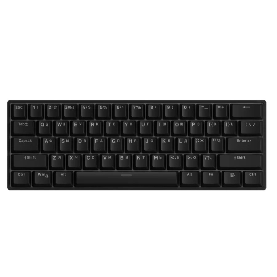 AKKO 3061S HE Black Shine-Through o‘yin klaviaturasi arzon