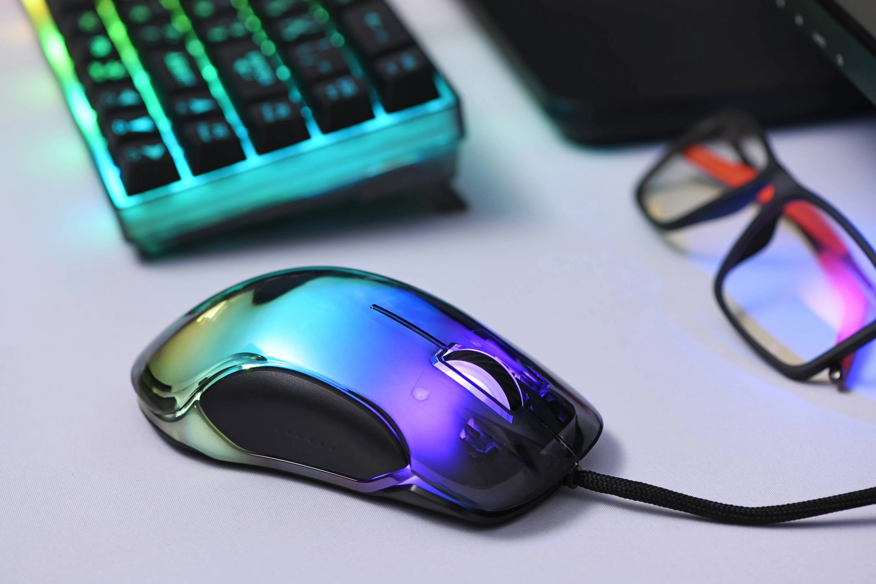 Клавиатура и мышь 2E GAMING KG345 RGB 68key USB Transparent + MG345 RGB USB Transparent характеристики