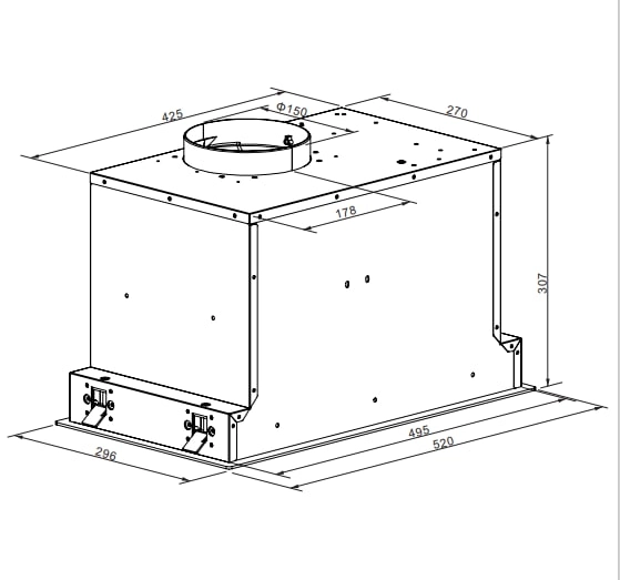 Hofmann HIB60BG.1/HF qora dudbo‘roni arzon