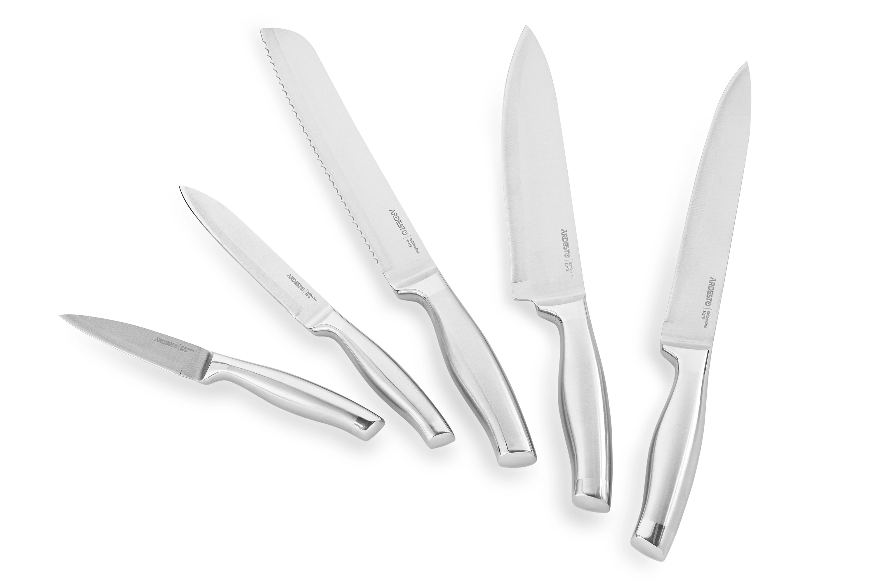 ARDESTO Gemini 6 dona pichoq to‘plami, zanglamaydigan po‘lat, plastik (AR2106SS) xususiyatlar