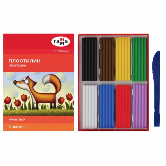 Gamma plastilini 8 rangli (1899 yildan beri, 280016) sotib olish