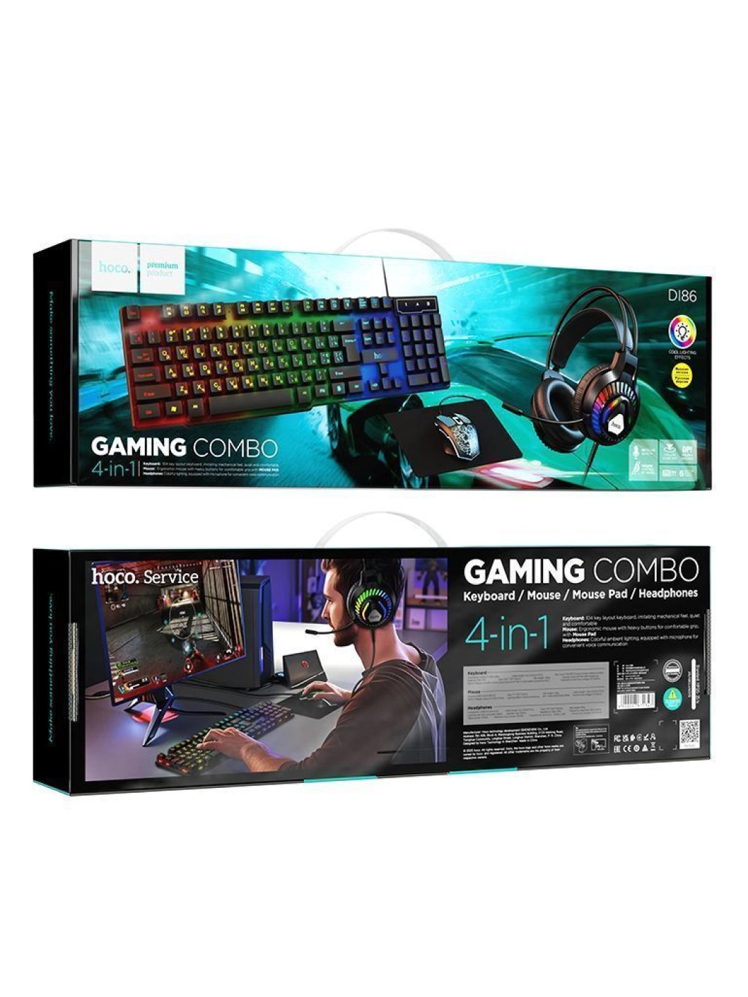 Hoco DI86 4-ta-1 da o‘yin to‘plami , Black narxi