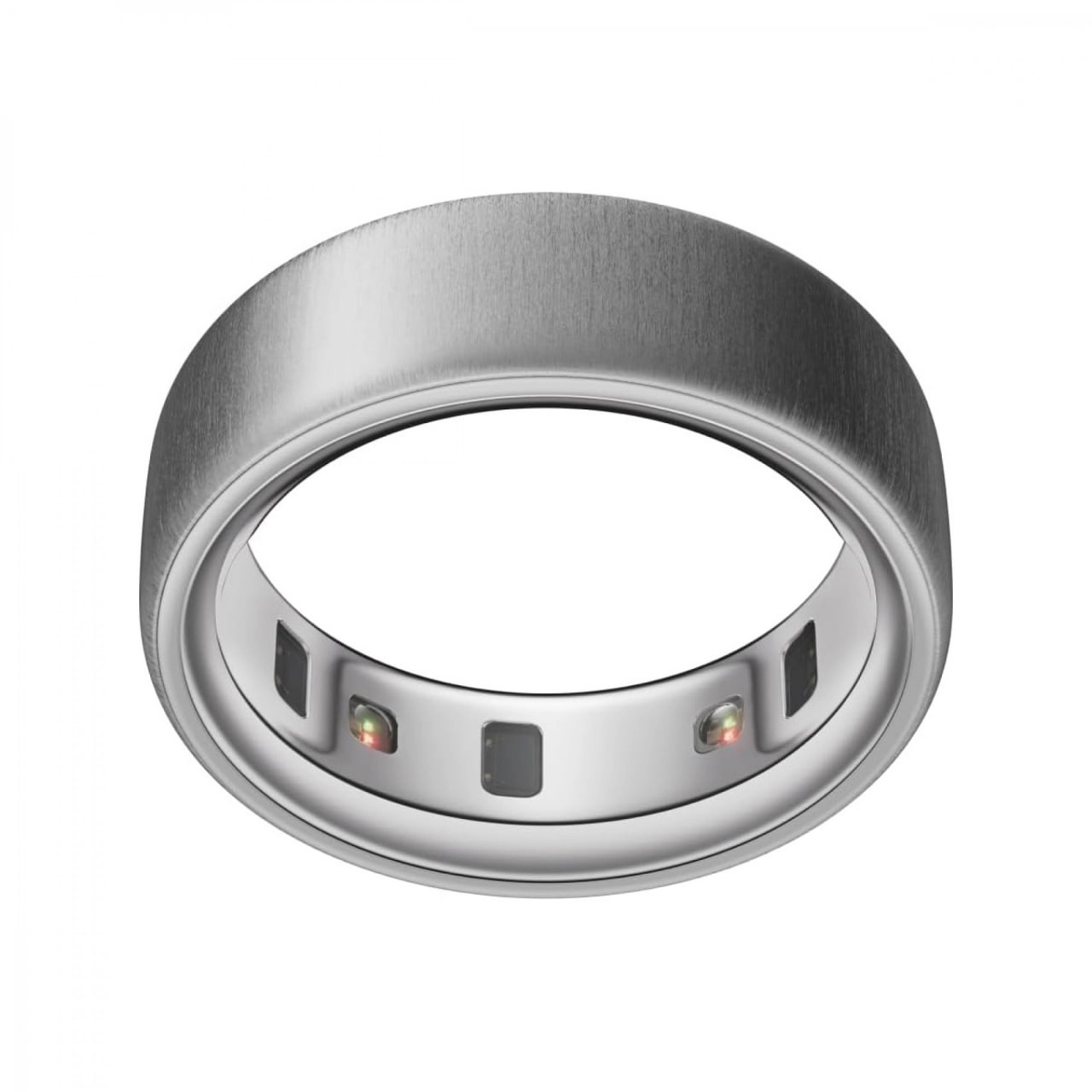 Smart uzuk Oura Ring 4 Ceramic, 8 razmer, Brushed Silver sotib olish