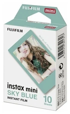 INSTAX MINI Sky Blue (10 dona) kartriji (plyonkasi) O'zbekistonda