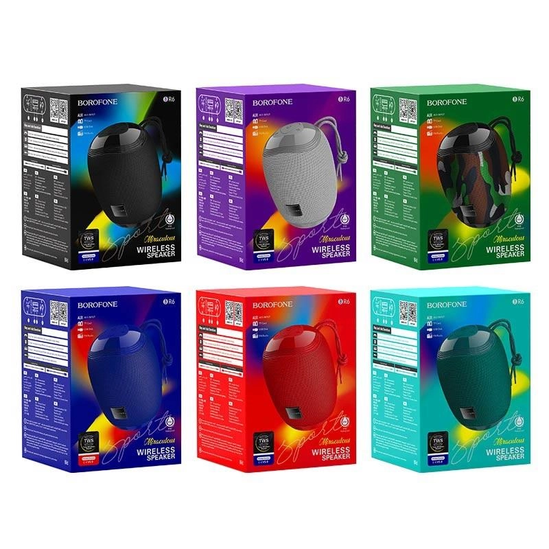 Беспроводная Bluetooth колонка Borofone BR6 Miraculous (Gray) в Узбекистане