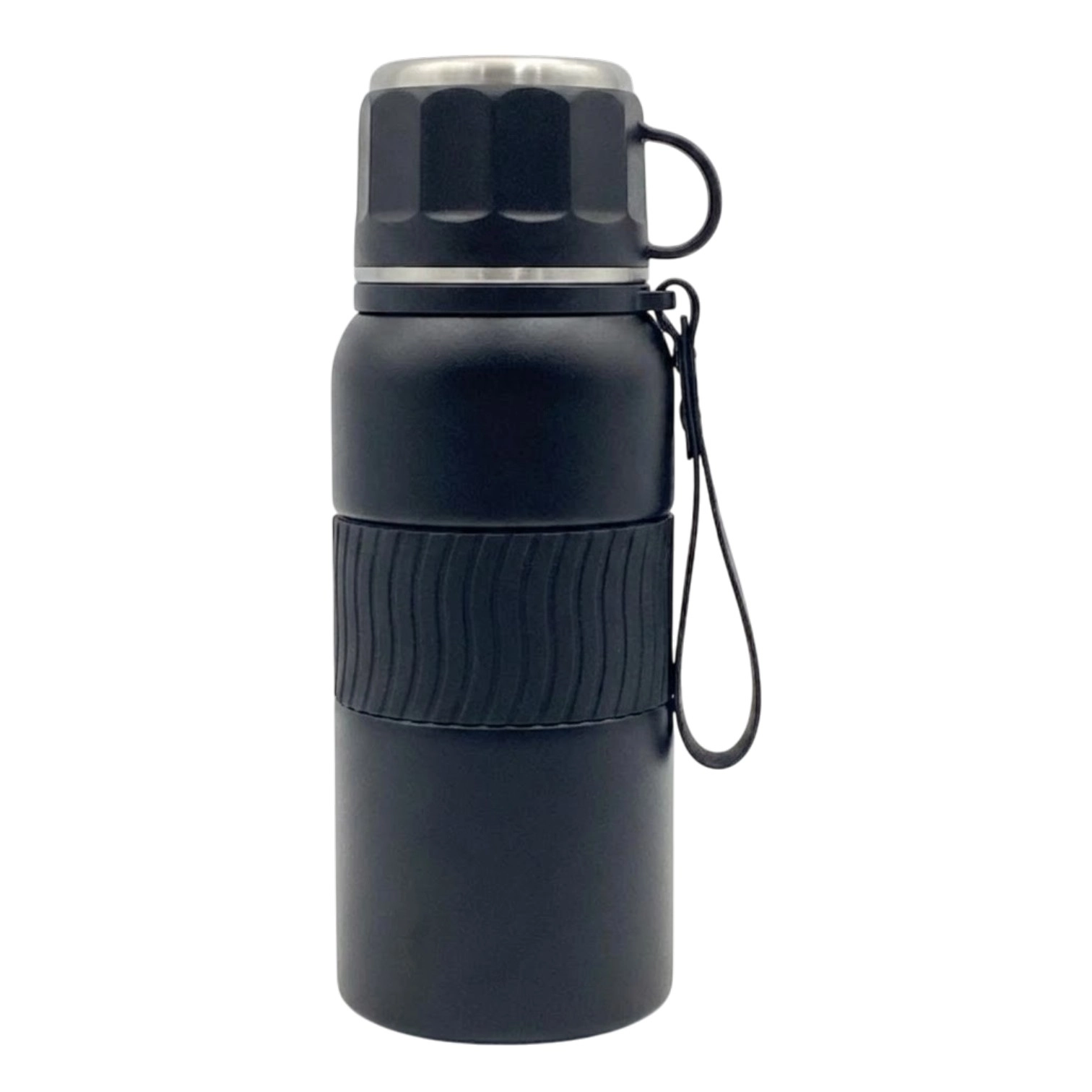 Zanglamaydigan po‘latdan termos 800 ml, qora YKS-800 sotib olish