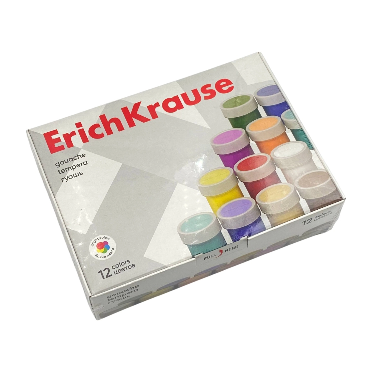 Гуашь ErichKrause 12 цветов 50544 купить