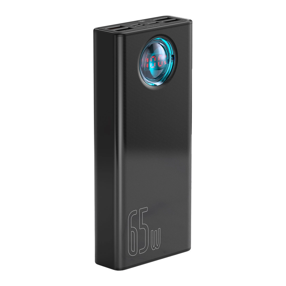 Baseus Power Bank Amblight Quick Charge 65W 30000mAh qora tashqi akkumulyatori sotib olish