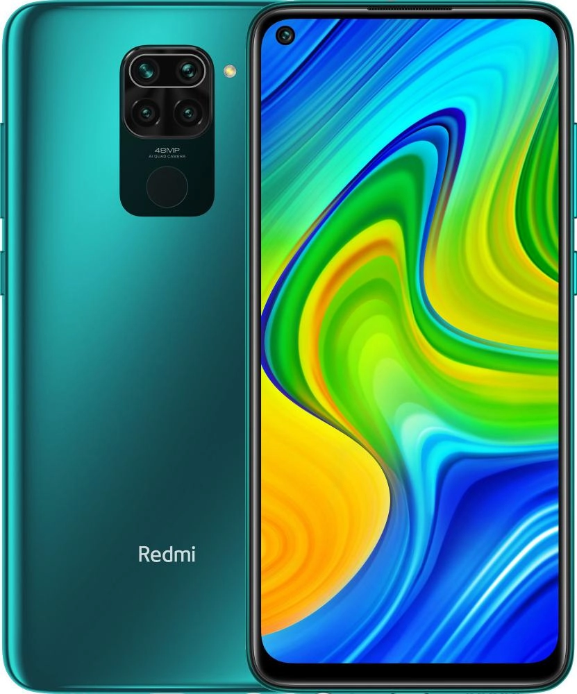 Смартфон Xiaomi Redmi Note 9 3/64GB Green (Global version) - фото №1 Смартфон Xiaomi Redmi Note 9 3/64GB Green (Global version) купить