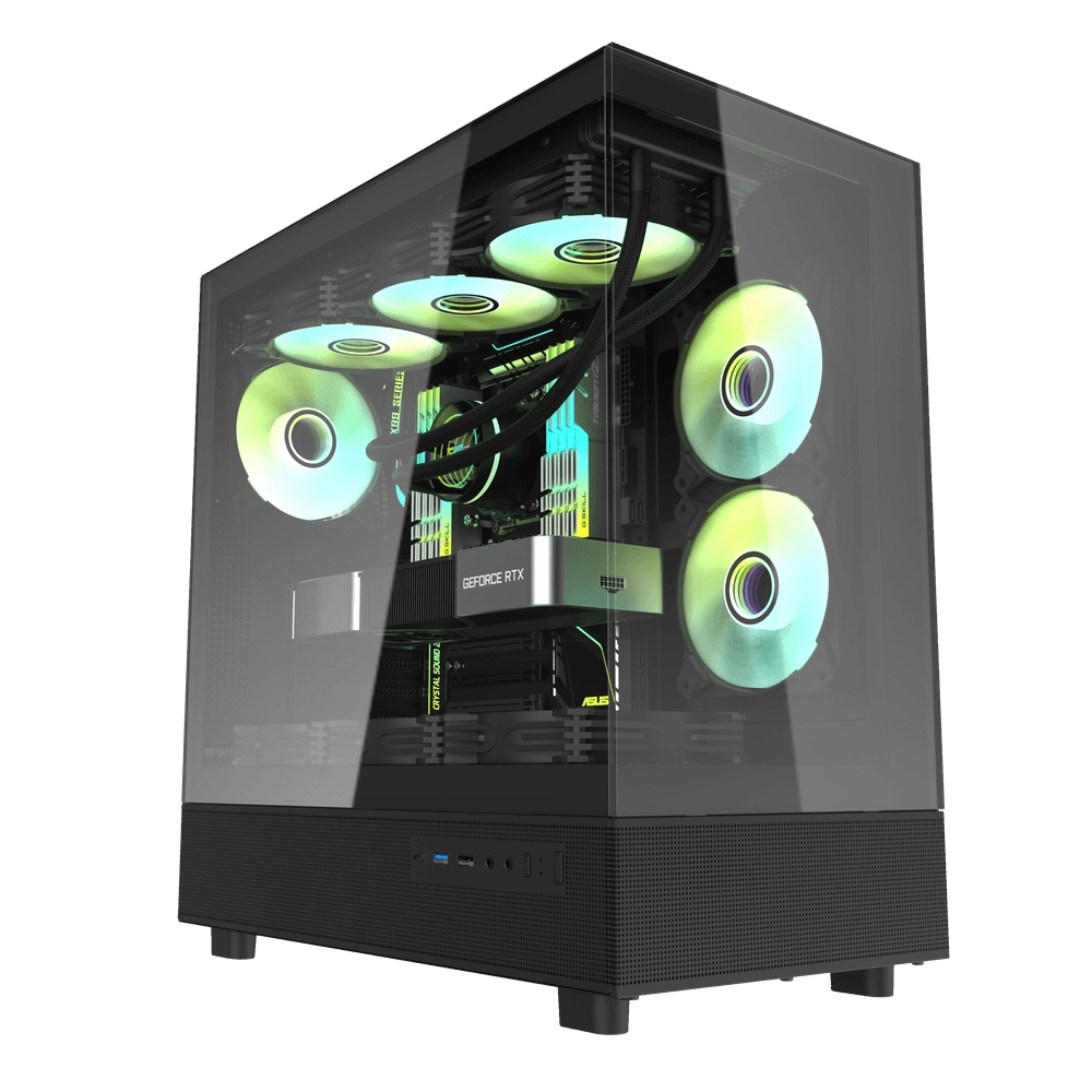 Компьютерный корпус DarkFlash DPX90 ATX PC Case, Black купить