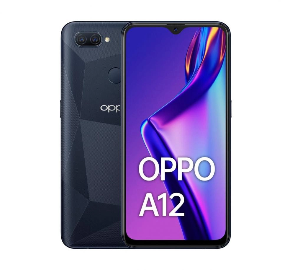 OPPO A12 3/32GB Black smartfoni sotib olish