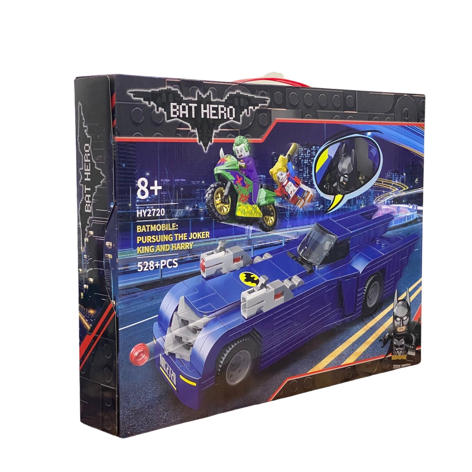 Конструктор Bat Hero HY2720 синий (528 предметов) недорого